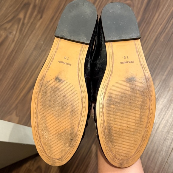 Steve Madden Rafe Tailored Slip on Leather Mules - Picture 3 of 3